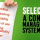 Arnima Selecting A Content Management System