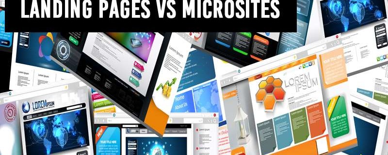 Landing Pages vs Microsites