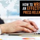 Write an Effective Press Release