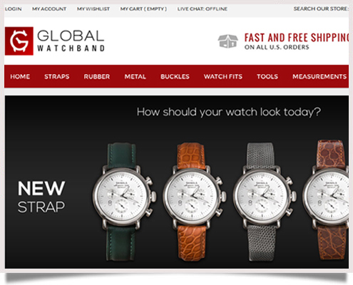 Global Watchband Website